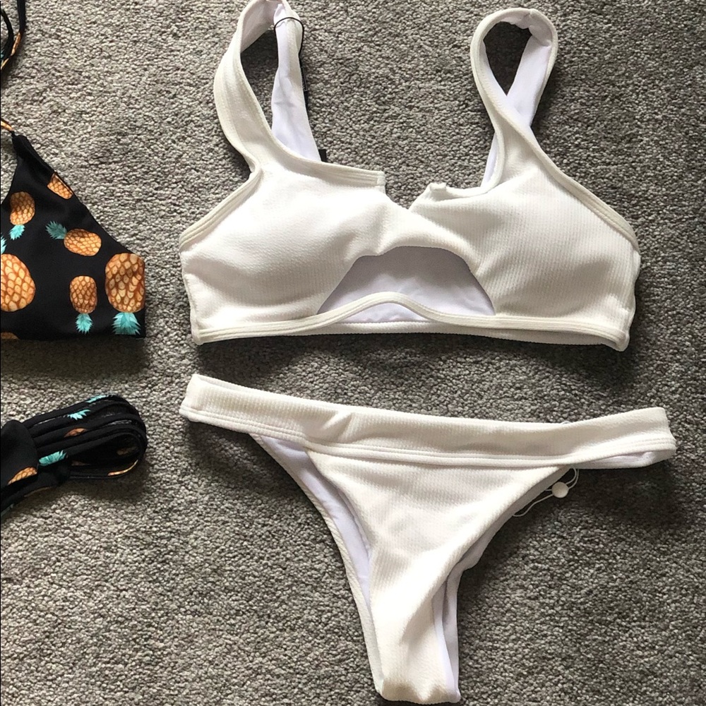 White bikini